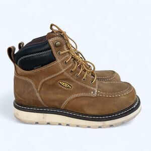 Keen Cincinnati 6" Utility Mc Toe Work Boots Waterproof Steel Toe Men's sz 11 D